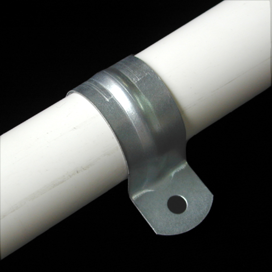 20mm Single Sided Zinc Pipe Clip (100pk)