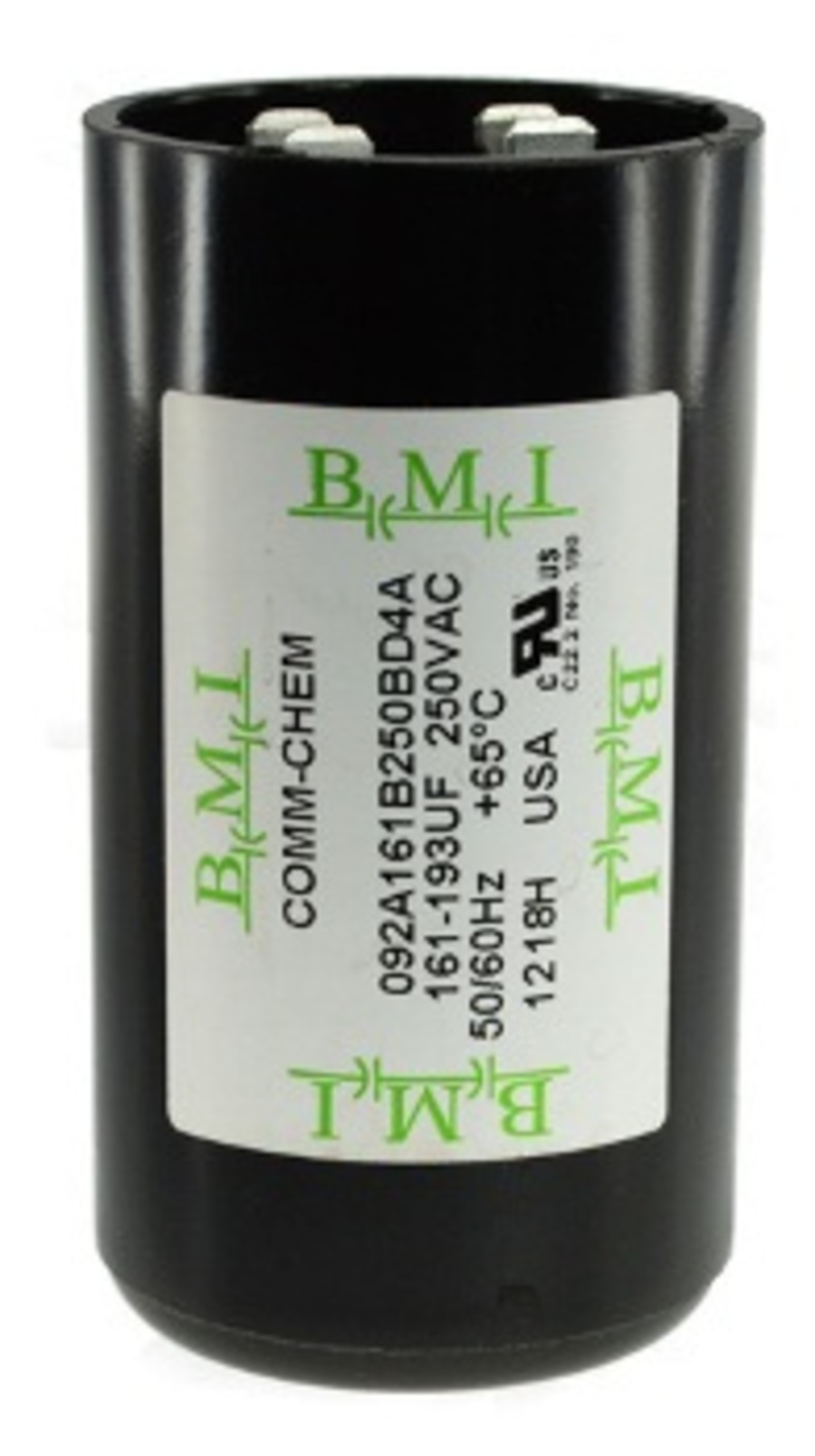 Motor Start Capacitor - 250VAC, 161-193uF