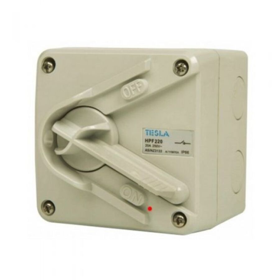 Tesla Isolator - 2 Pole 20A