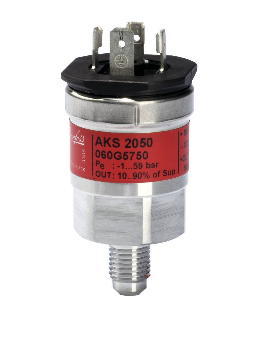 Pressure transmitter, AKS 2050, -1.00 - 59.00 bar, -14.50 - 855.72 psi
