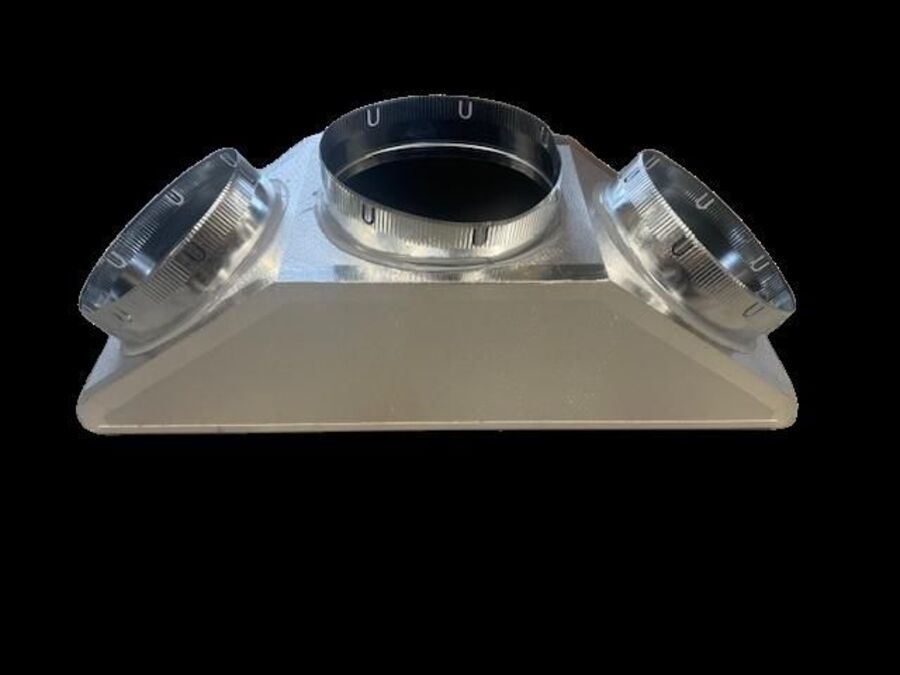 Supply Air Plenum P3 Gree Supply Plenum 190x850 3x350mm