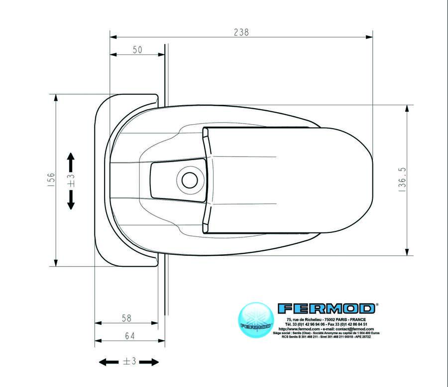 Fermod Latch & Inside Release
