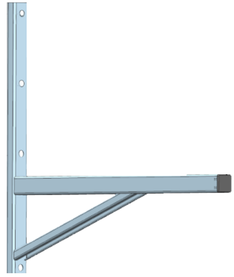 Freddox Cantilever Bracket Set 500mm Heavy Duty (Set of 2)