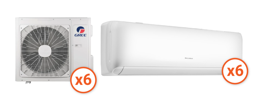 Gree Alto Reverse Cycle Split System 7.1 kW Pallet Lot