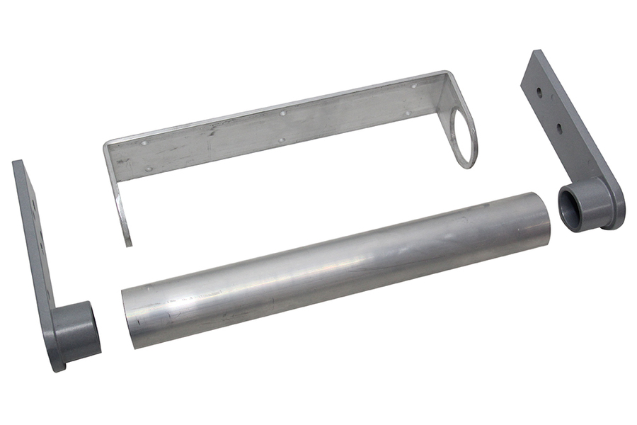 CRH Door Handle End Bracket, Grey