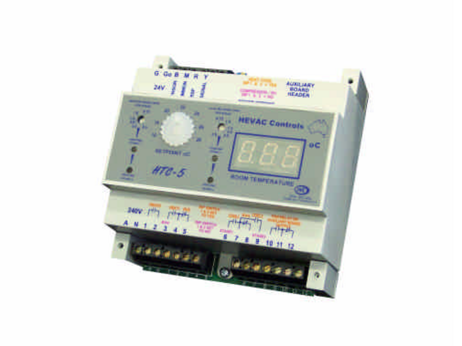 2 Heat & 2 Cool TEMPERATURE CONTROLLER with LED ROOM TEMPERATURE DISPLAY