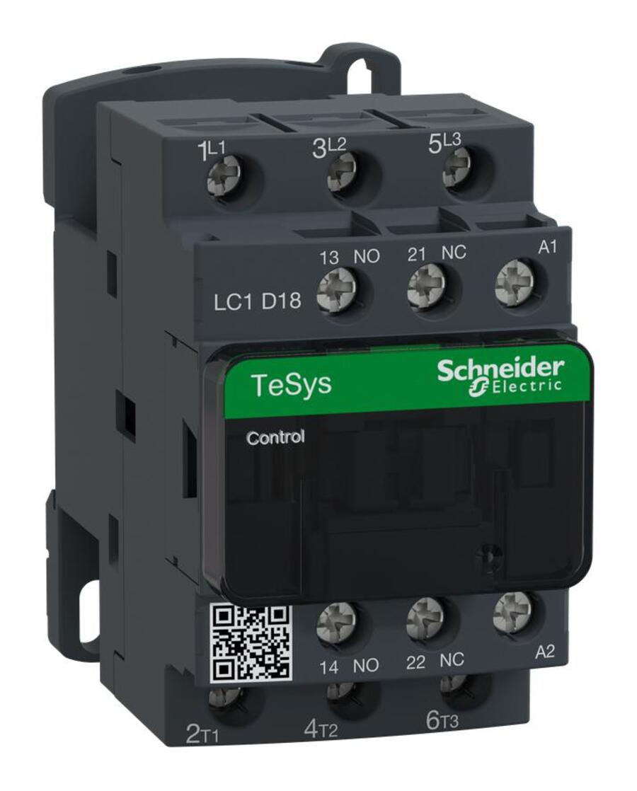 Contactor Schneider 3P 18A 9kW AC3 240VAC 50/60HZ