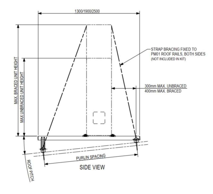 Monkeytoe CM01 -  Heavy-Duty Single Condenser Mount – Up to 120kg