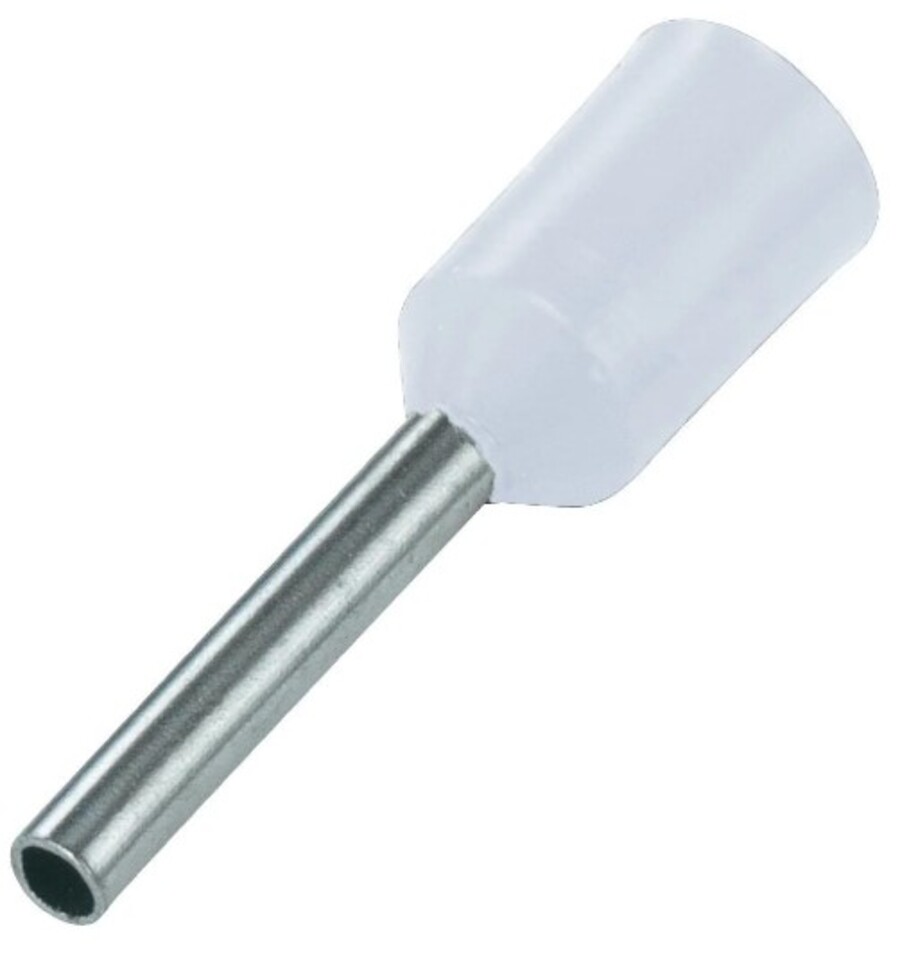 Bootlace Ferrules White Pk500