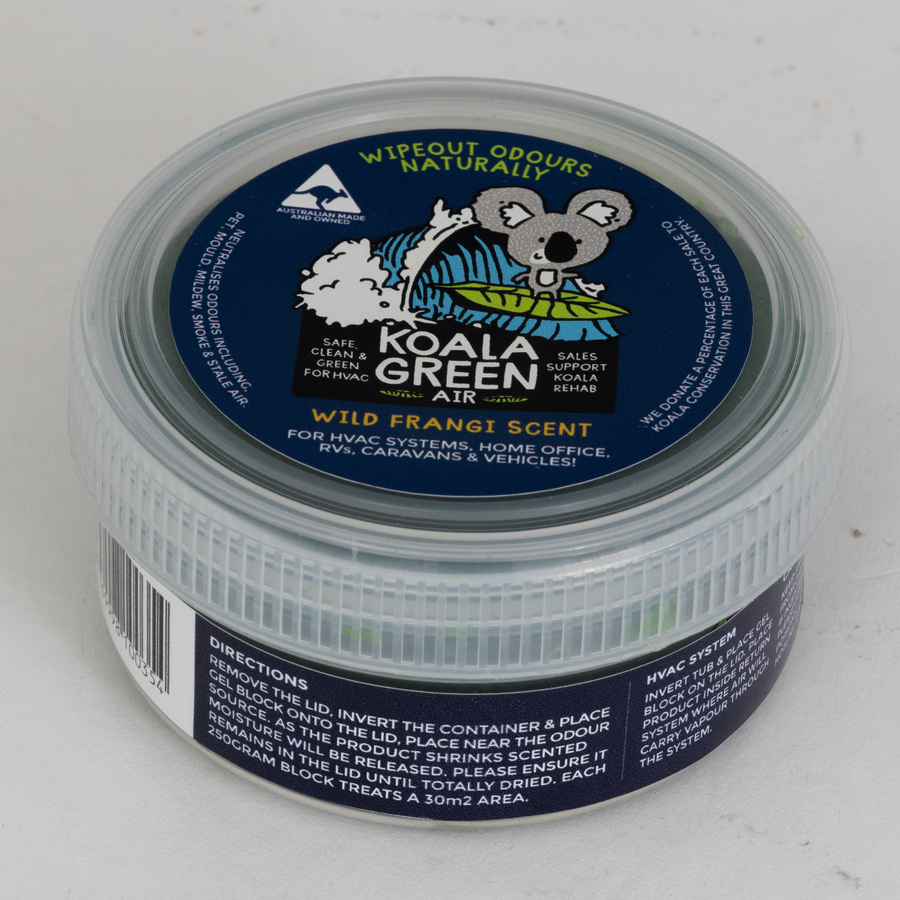 KOALA GREEN AIR DEODORISER GEL WILD FRANGI  250ML 