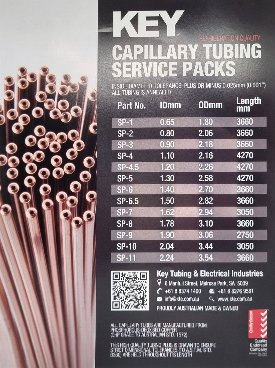 Capillary Service Pack 0.80 ID x 3.66M