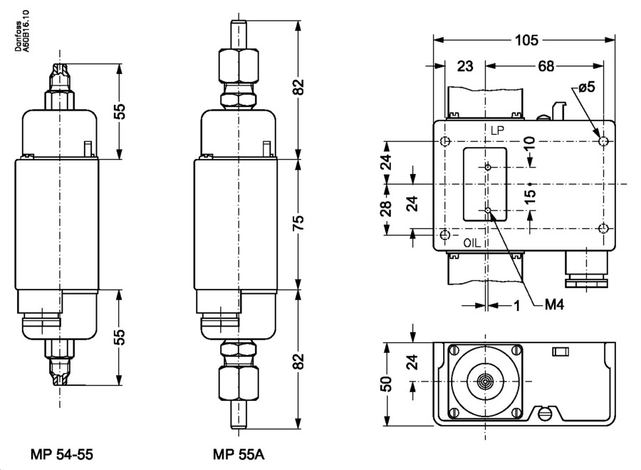 Diff Pressure Switch MP55 M/21
