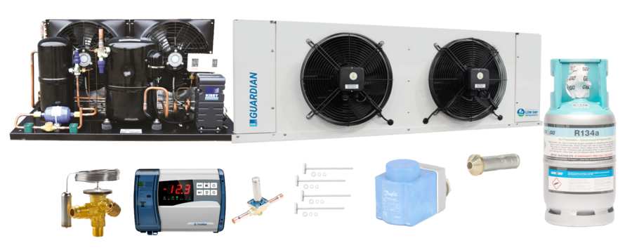 Kirby 18m3 R134A Standard Coolroom Bundle