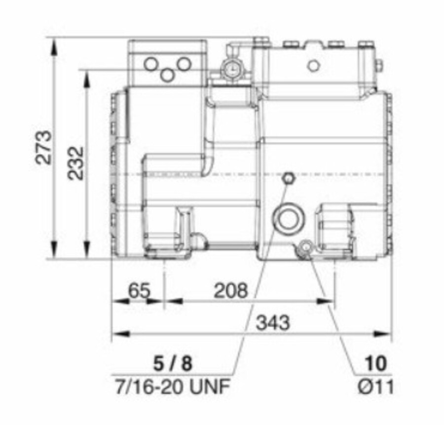 Bitzer Ecoline Semi-Hermetic Compressor 2GES-2Y-40S