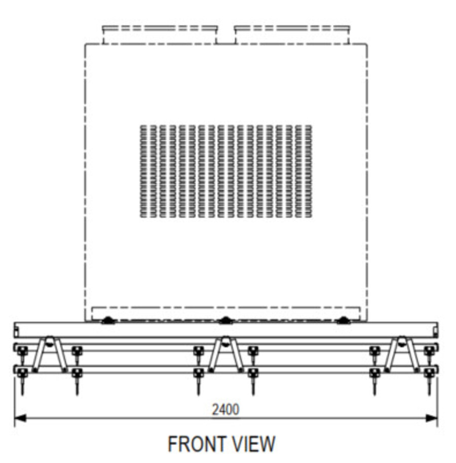 Monkeytoe CM05 – Heavy-Duty Single Condenser Mount – Up To 500kg