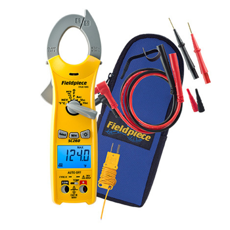 SC260 Fieldpiece TRMS Combination Mini Clamp Meter