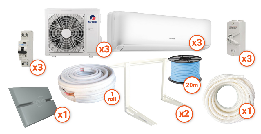 Gree Alto Reverse Cycle Split System 5.2 kW Bulk Buy, Installer Pack