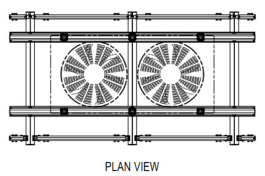 Monkeytoe CM05 – Heavy-Duty Single Condenser Mount – Up To 500kg