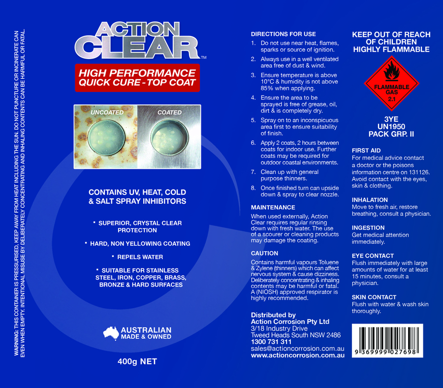 Action HVAC-R Aerosol 350g