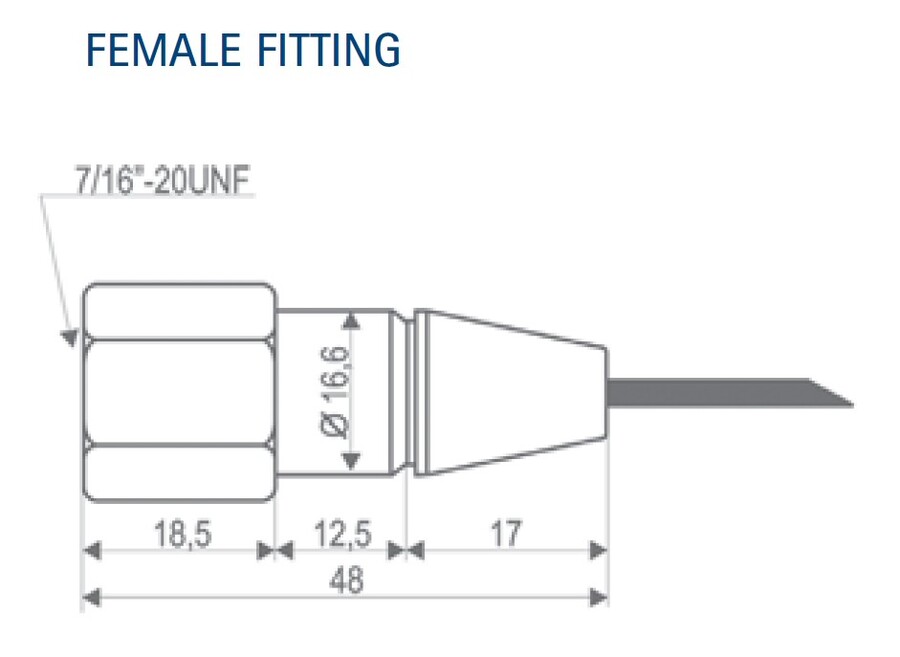 Dixell Pressure Transducer (Female Fitting)