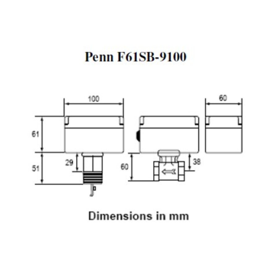Johnson Flow Switch F61SB-9100
