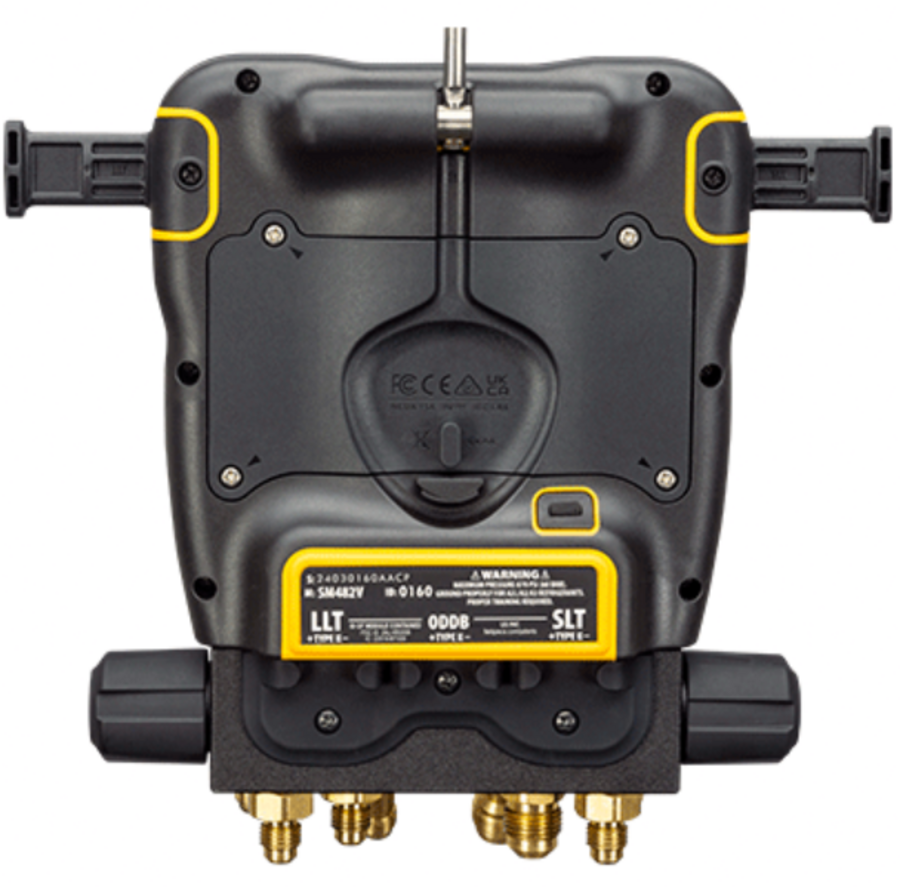 SM482VINT 4-Valve Digital Manifold with built in Data Logging & Vacuum Gauge