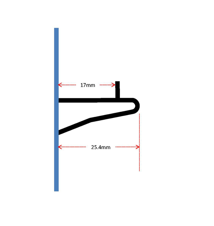 Kason Stainless Steel Shelf Clip With Lug