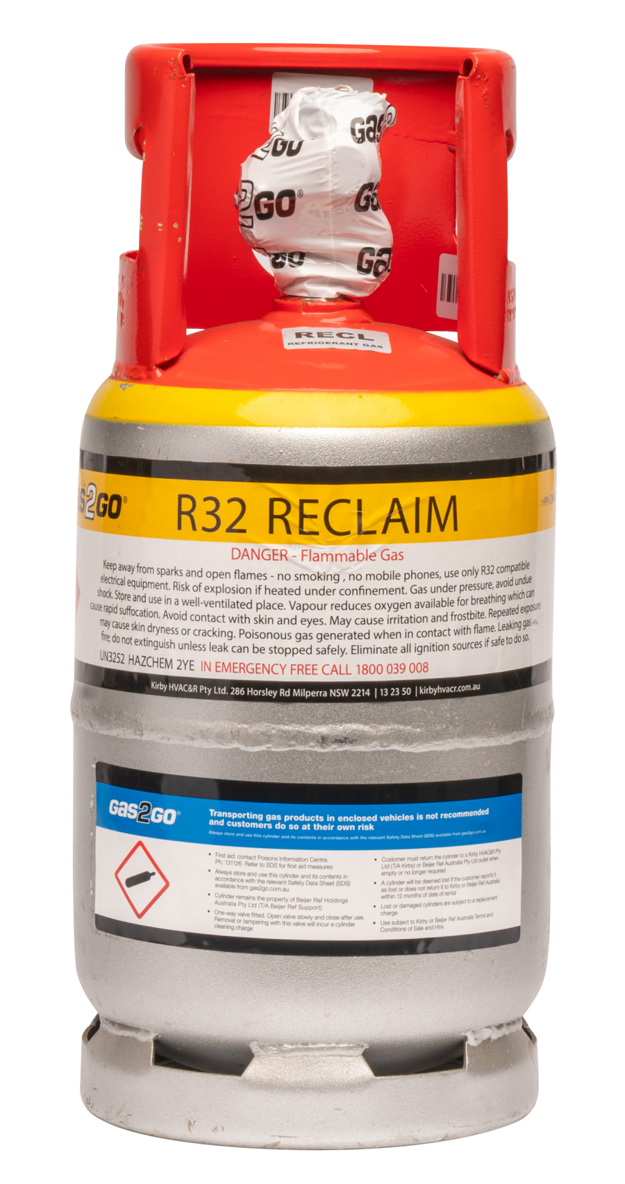 Reclaim Cylinder R32 Small