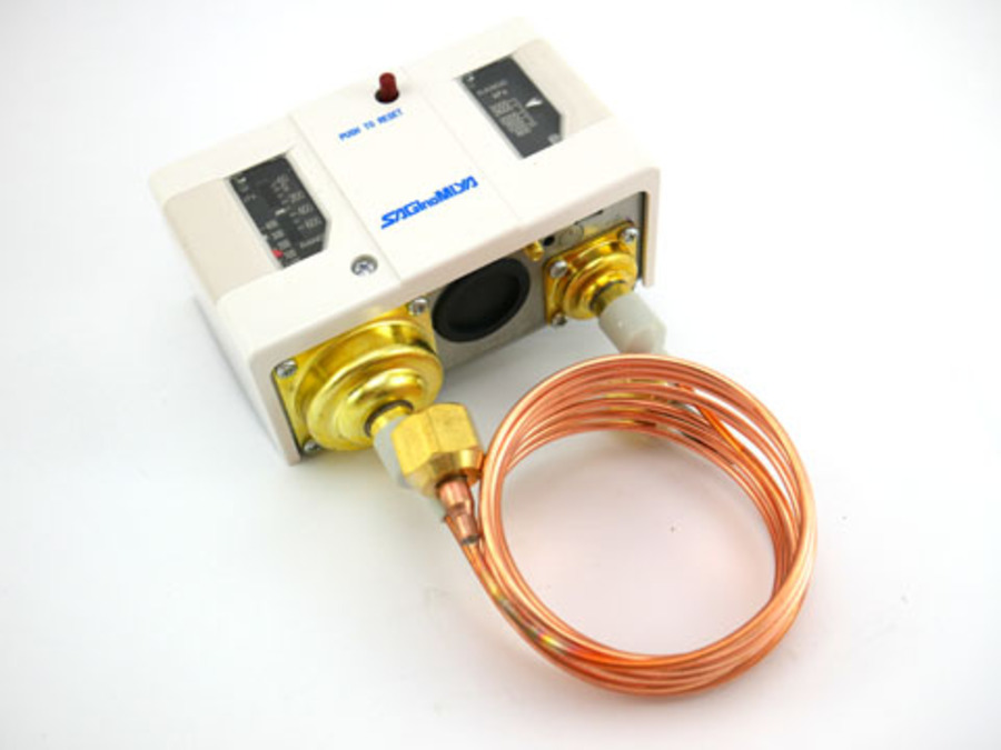 Dual Pressure Control Saginomya Manual Reset High.