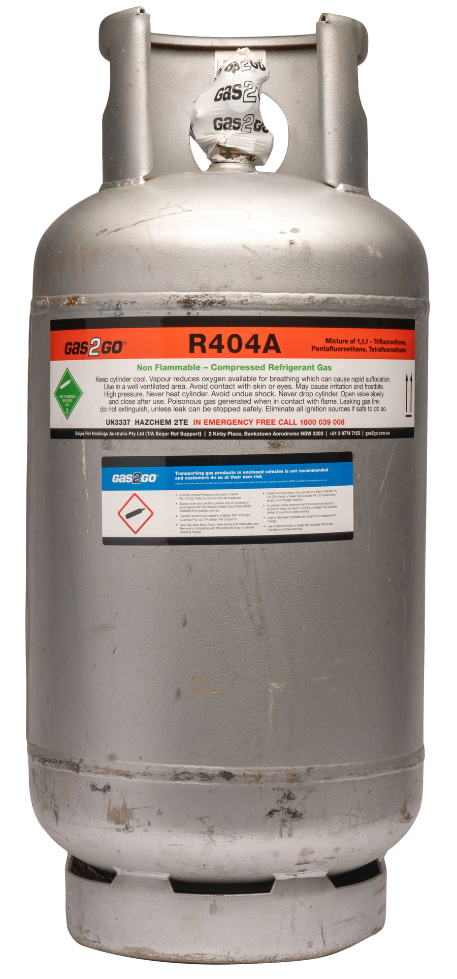 R404A 50kg Cylinder