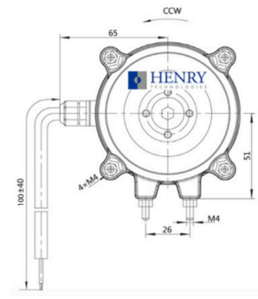 Multi-mount 12W Fan Motor 240V 1300RPM