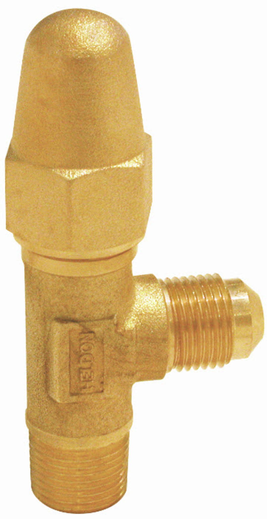 Henry Capped Angle Valve 1/4MSAEx1/4MBSP