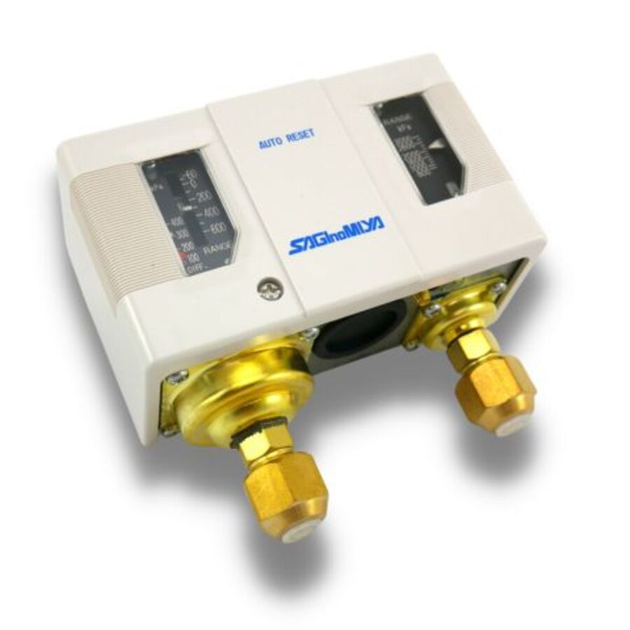 Dual Pressure Control Saginomya Manual Reset on Both