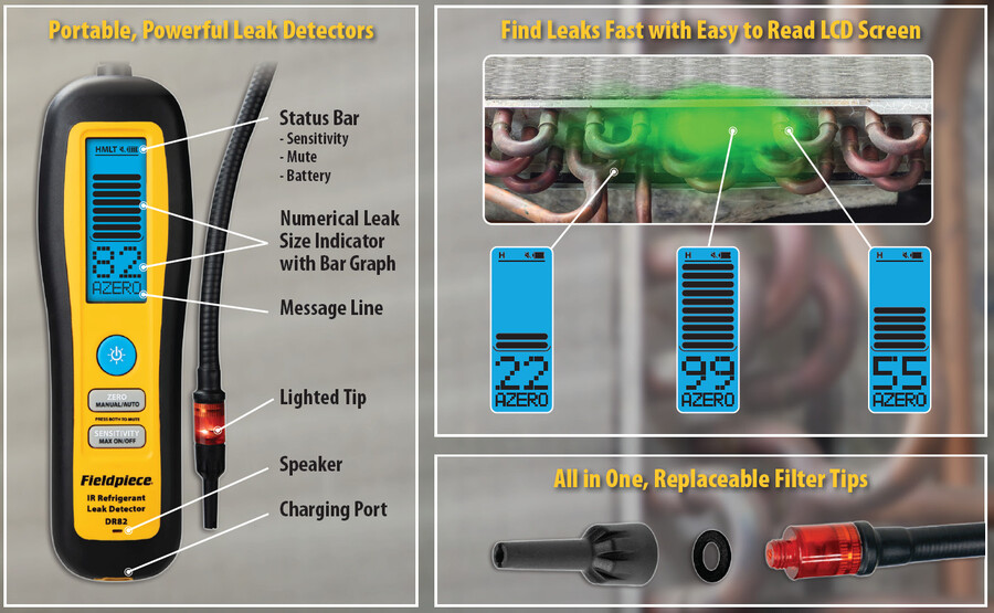 DR82 Fieldpiece Infrared Refrigerant Leak Detector