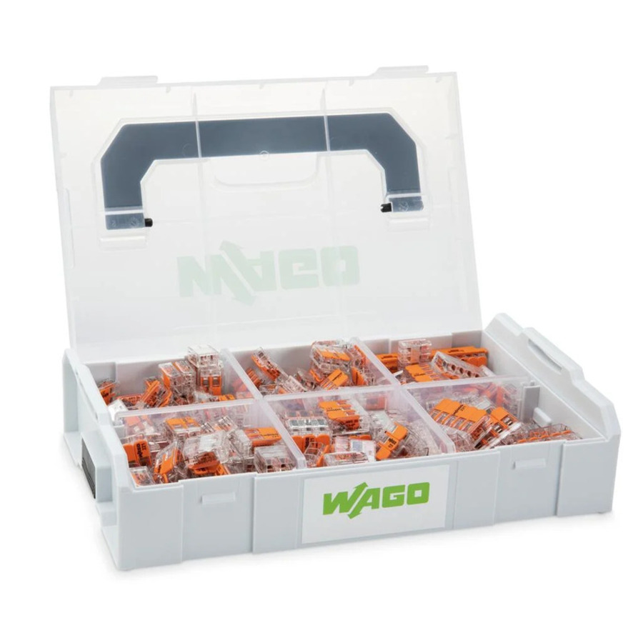 Wago 4 & 6mm2 Compact Splicing Connector Kit L-BOXX Mini 221 Series