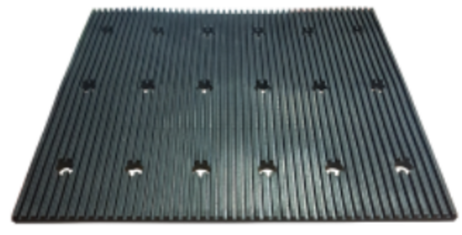 Rippable anti-vibration waffle pad