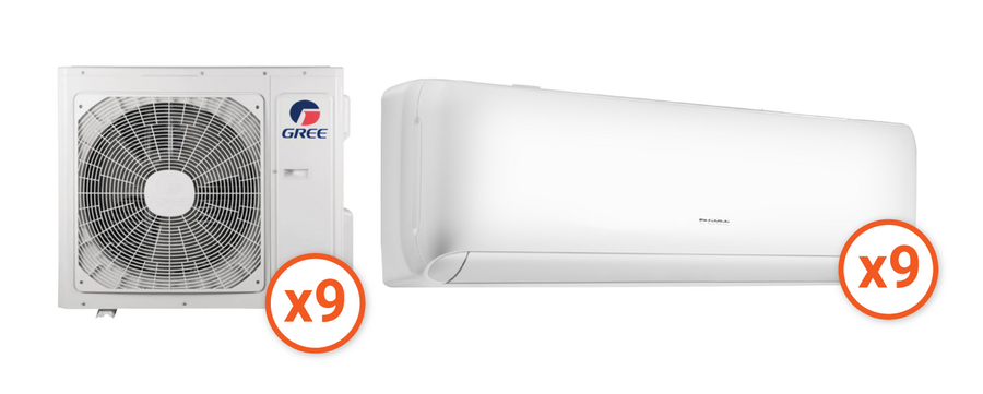 Gree Alto Cooling Only Split System 3.5 kW Pallet Lot