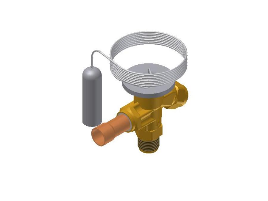 Danfoss TS2 - Thermostatic expansion valve R404A/R507 internal equalised 