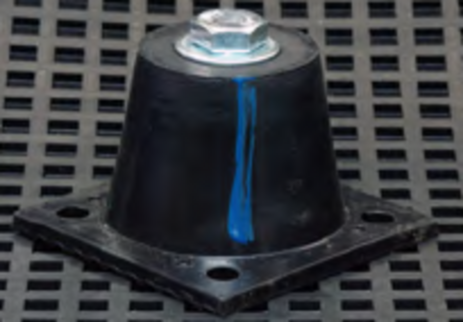 DOUBLE DEFLECTION NEOPRENE MOUNT