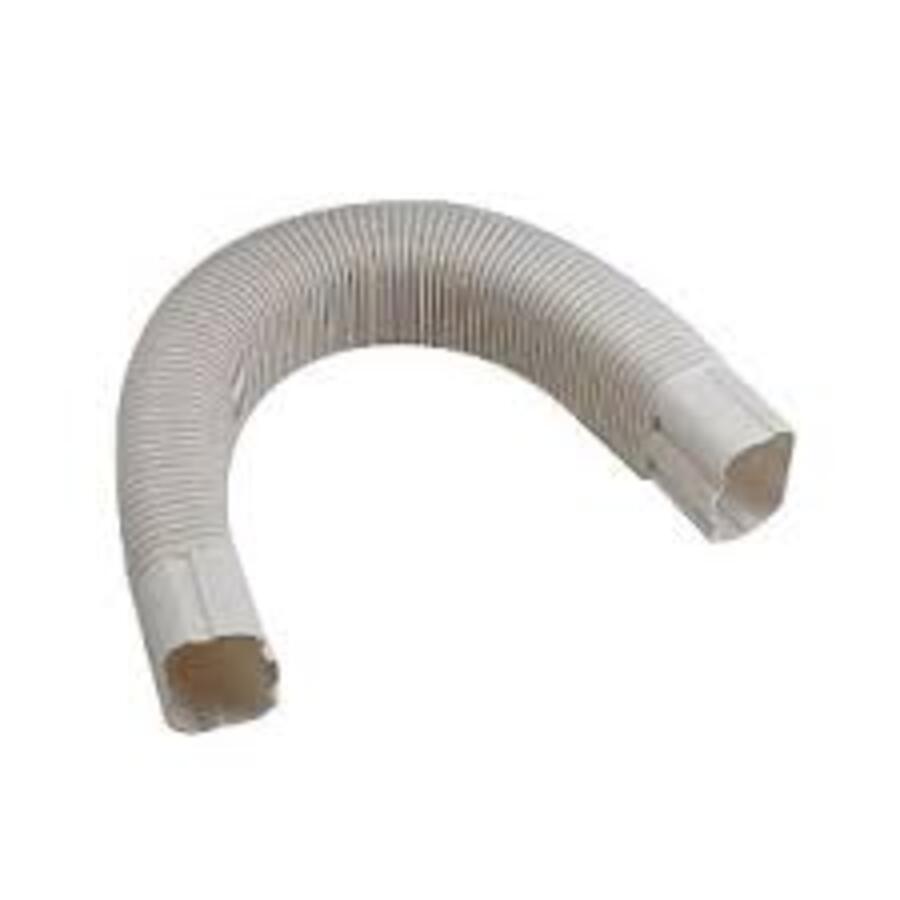 800mm Flexible Elbow with End Cuffs 100mm - White