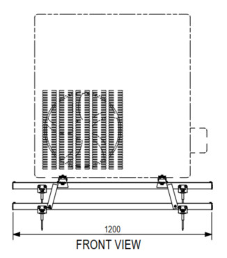 Monkeytoe CM01 -  Heavy-Duty Single Condenser Mount – Up to 120kg