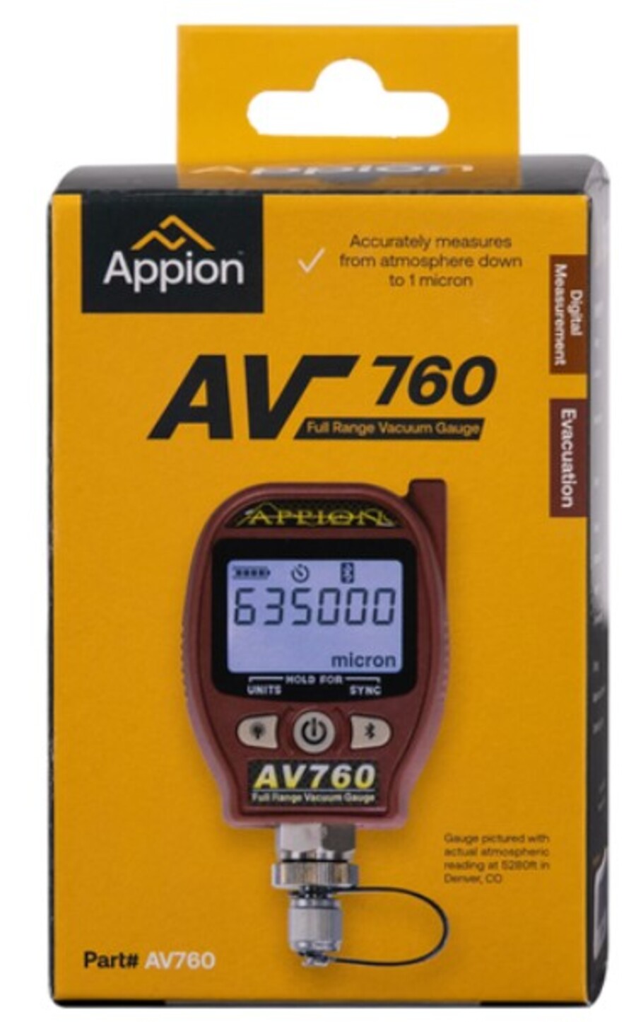 Appion - Full Range Vacuum Gauge