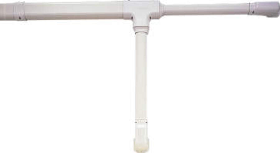 Inaba Ivory Slimduct Joint Tee 100mm