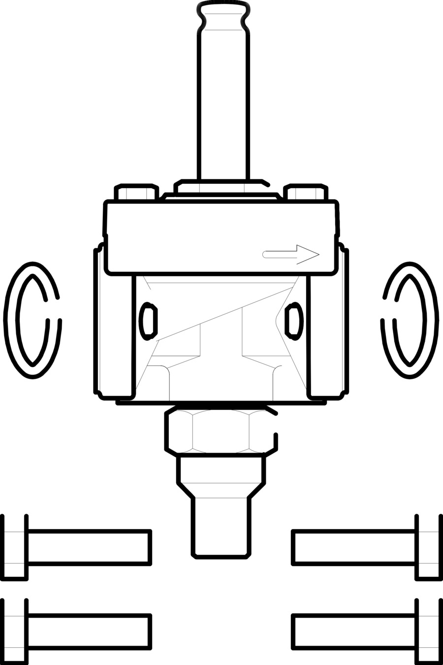 Solenoid valve, EVRAT 10