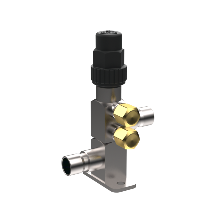 Base R/Lock Valve 1/2”SOL x 1/2”SOL