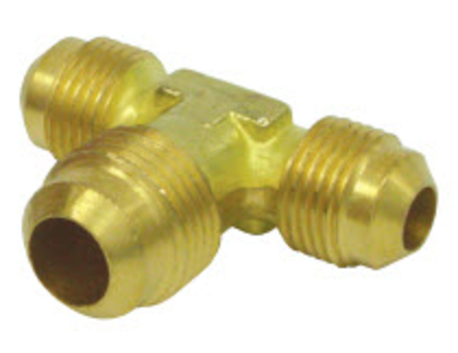 Forged Brass Tee 1/4MSAEx1/4MSAEx1/4MSAE