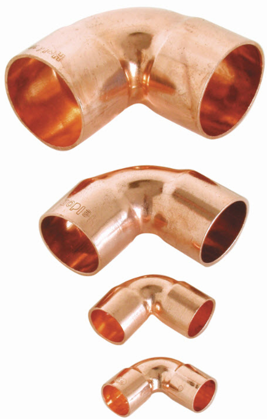 Copper Elbow 90° SR 1/2 R410 69Bar