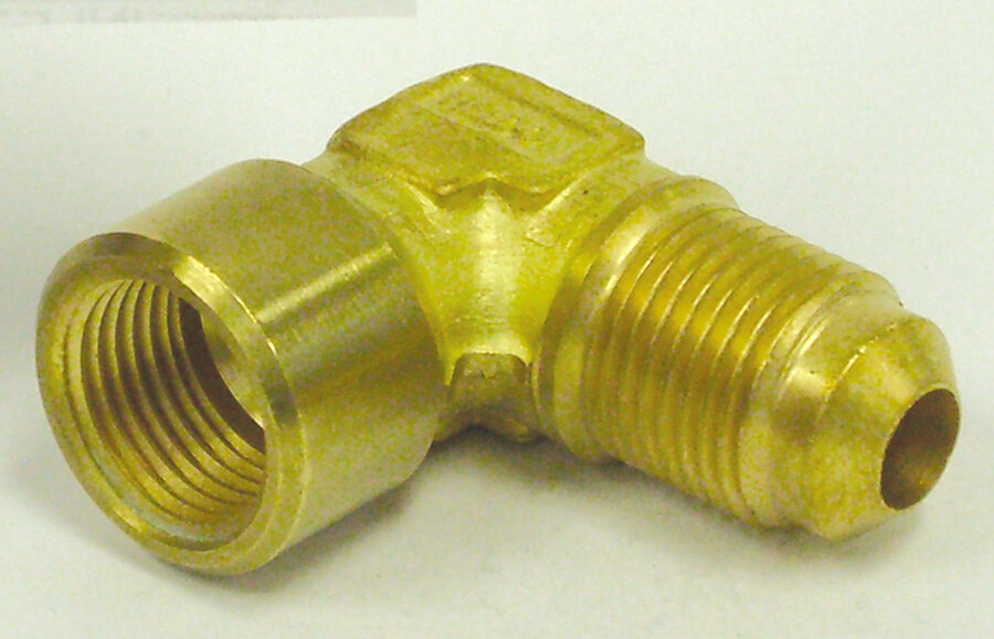 Forged Brass Elbow 1/4MSAEx1/4FSAE