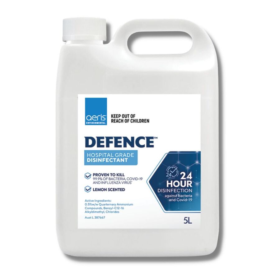 Aeris Defence Hospital Grade Disinfectant Cleaner 5L Bottle