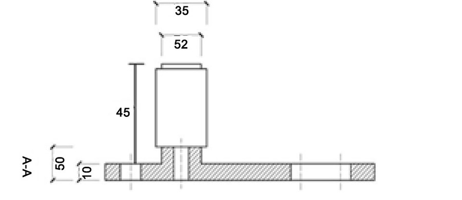 CRH 'H' Type Floor Guide, Grey